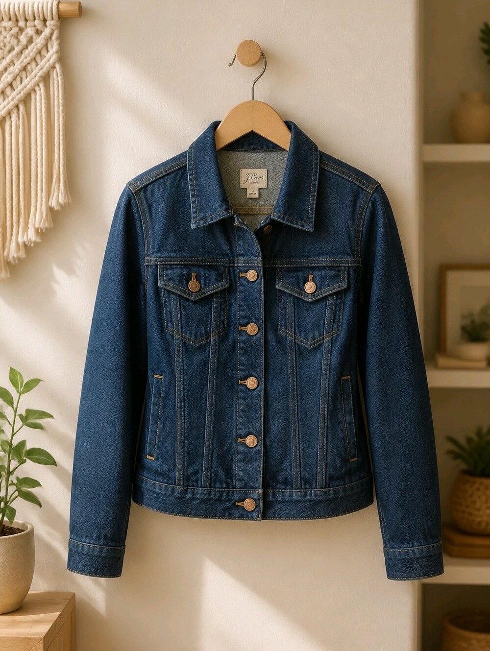 J. Crew Indigo Denim Jacket - Women's Sz Small Like NEW